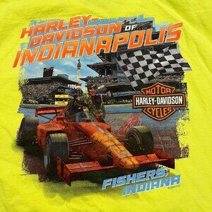 Harley Davidson T-Shirt - Men Size XL - Fishers, IN Dealership - Cotton Blend
